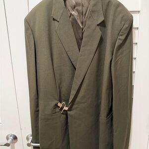 Givenchy Dark Khaki Green Blazer